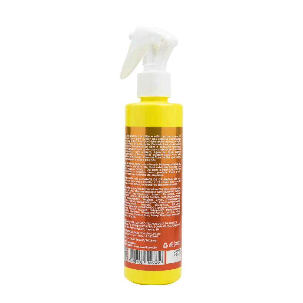 Lowell Professional Hide Sun Spray Hidratante Leave-In 200Ml