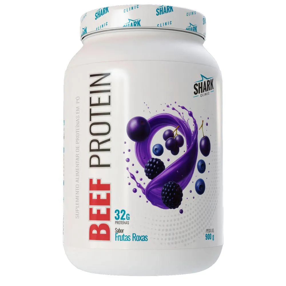 Beef Protein Frutas Roxas 900G - Shark Pro 1449438 | Drogasil