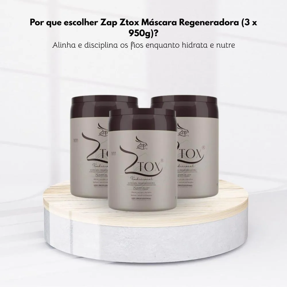 Kit Zap Ztox Mascara Regeneradora (3 X 950 G) 1450310 | Drogasil