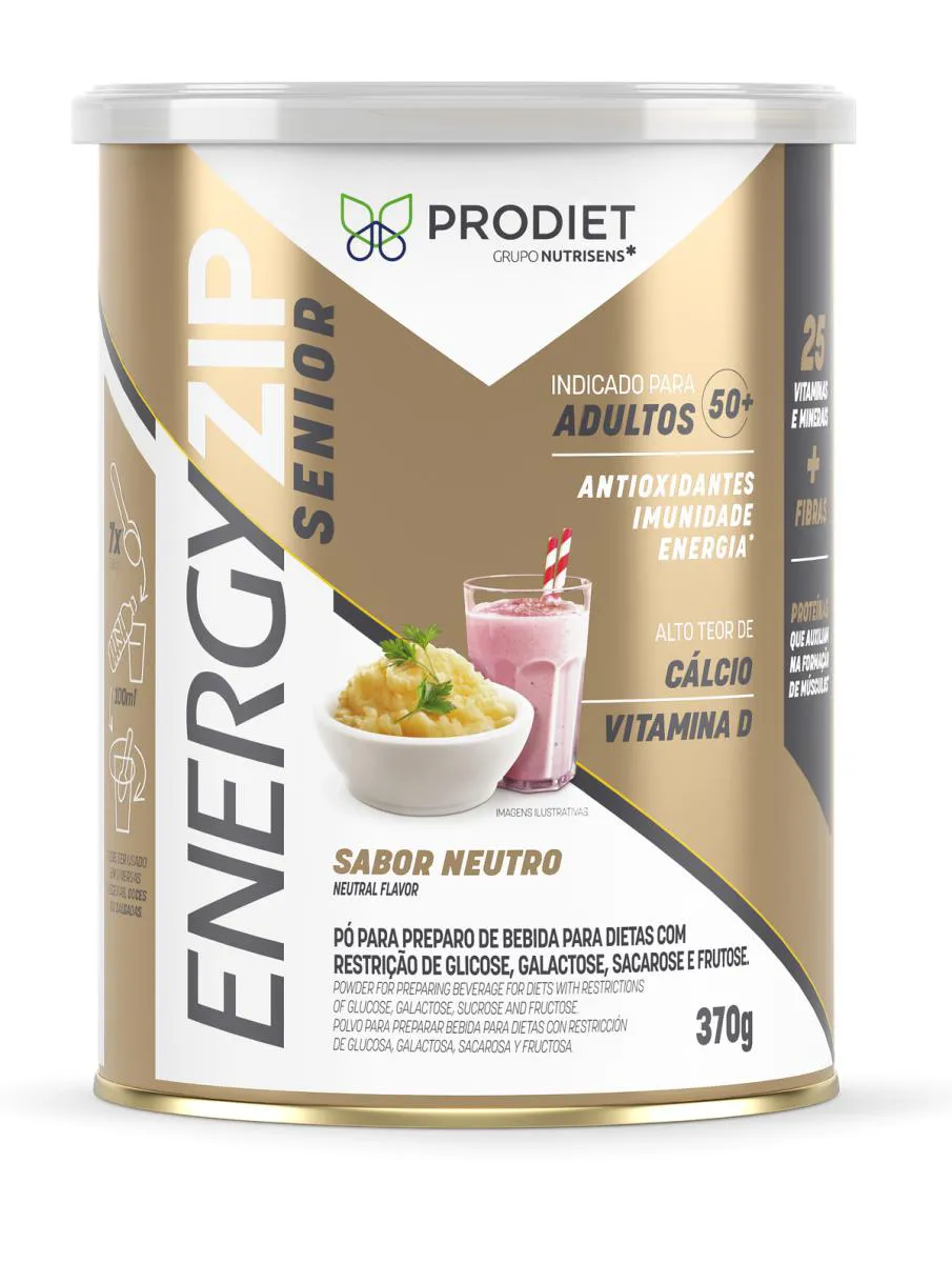 Energyzip Senior Sabor Neutro - Lata 370 Gr 1452178 | Droga Raia
