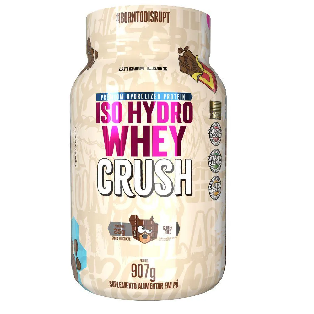Iso Hydro Whey Crush Chocobear 907G - Under Labz 1453421 | Droga Raia