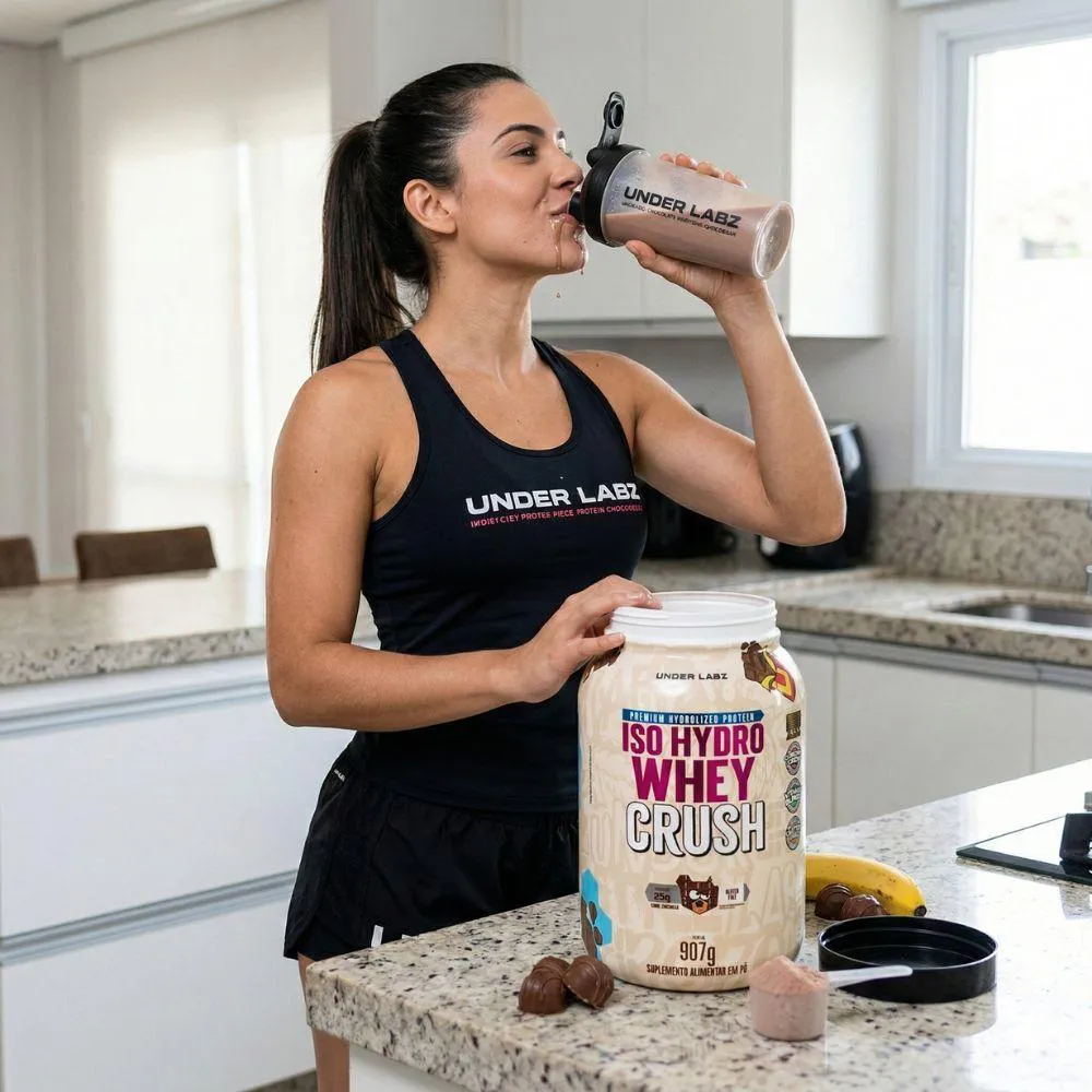 Iso Hydro Whey Crush Chocobear 907G - Under Labz 1453421 | Drogasil