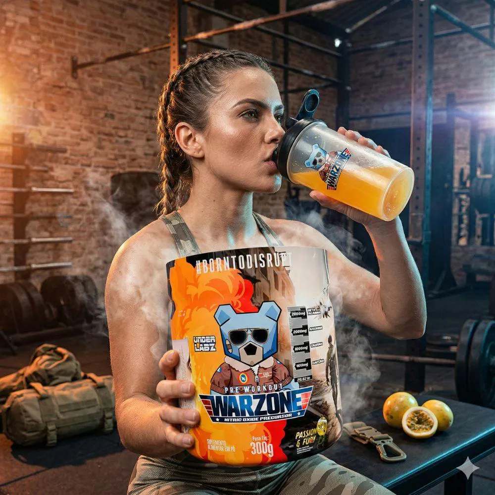 Warzone Pre Workout Passion Fury 300G - Under Labz 1454136 | Drogasil