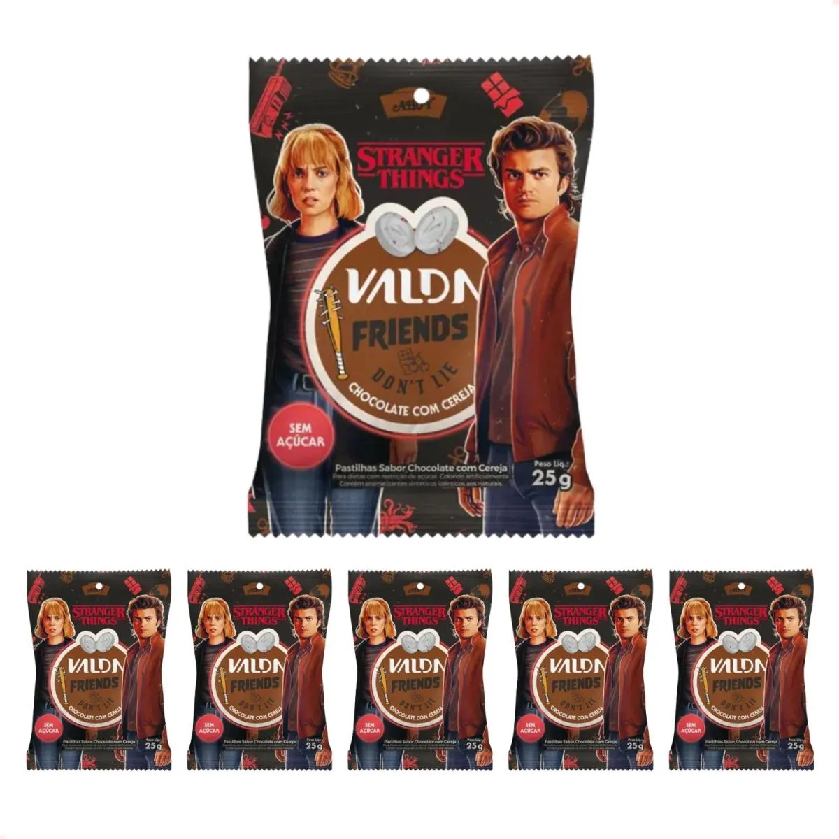 Stranger Things “only at target” 限定版 Kit 5 Un Pastilha Stranger Things Chocolate com Cereja 25G 1457946