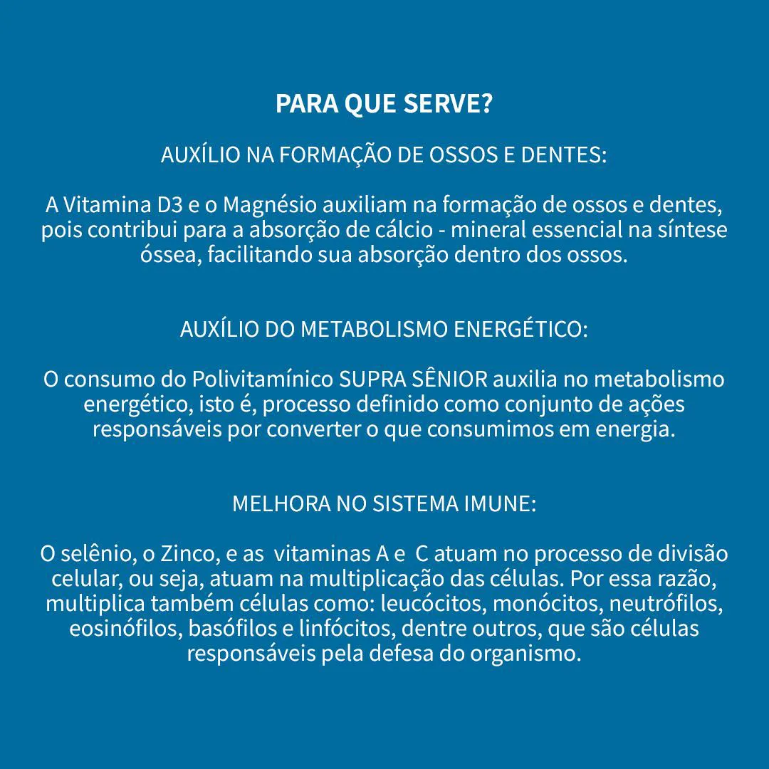 Kit 3 Supra Senior 50+ Suplemento - 60 Caps - Herbamed 1460094