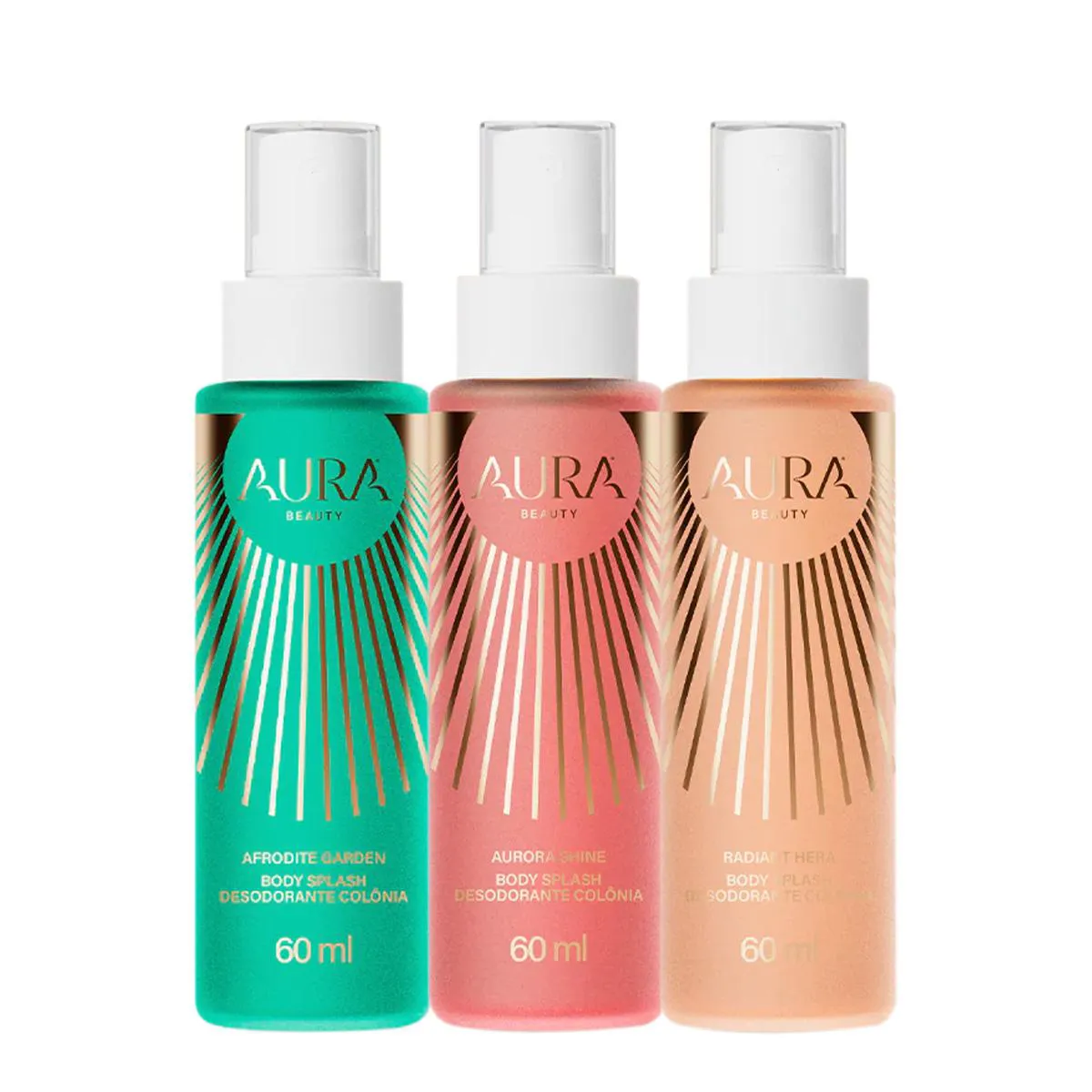 Aura Beauty Kit Trilogia das Deusas Body Splash Travel Size (3