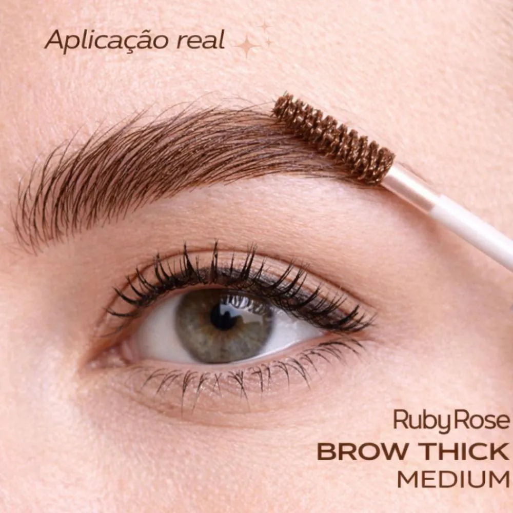 Mascara para Sobrancelhas Ruby Rose Brow Thick 02-Medium Hb-F2800