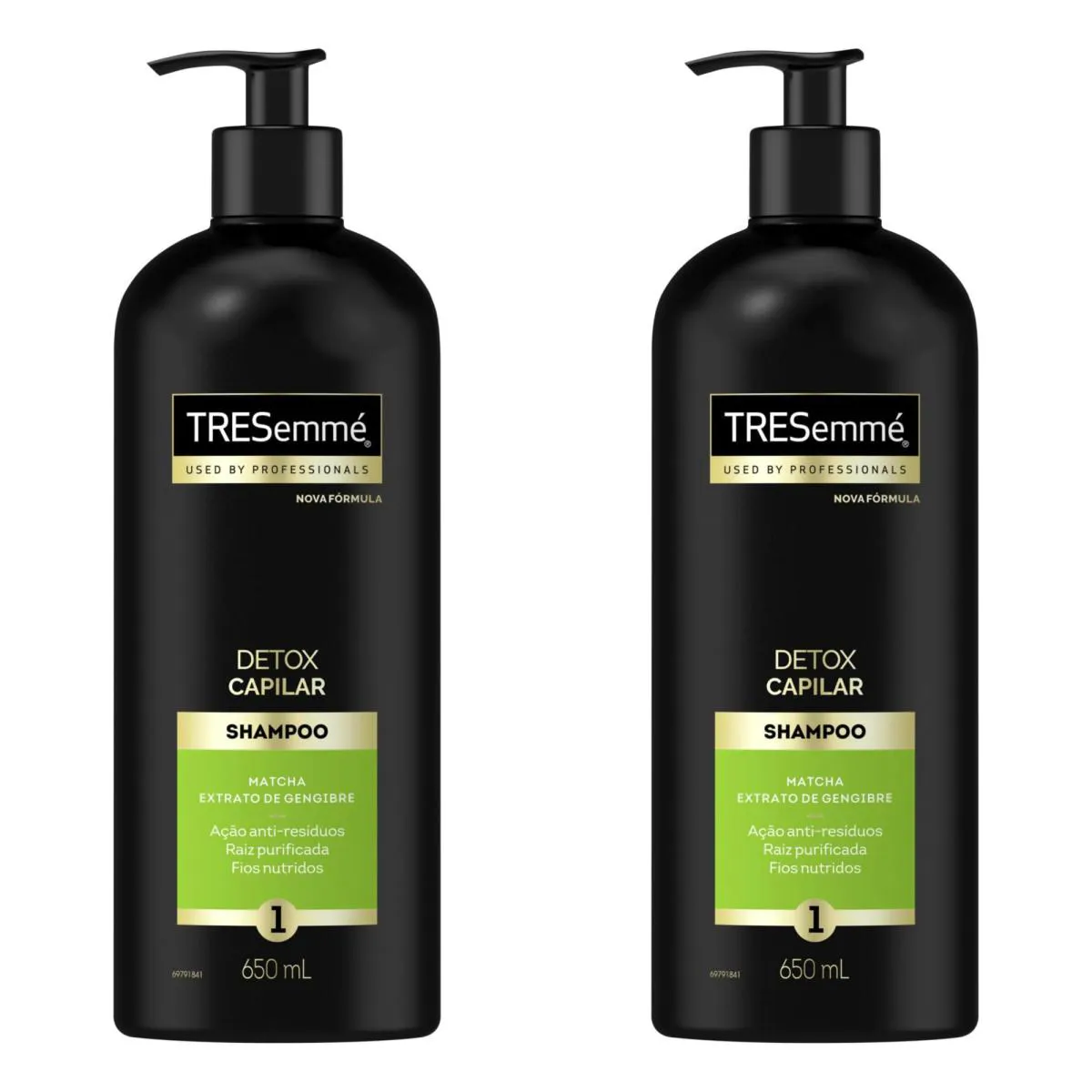 Kit com 2 Unidades de Tresemme Detox Capilar Shampoo 650 Ml