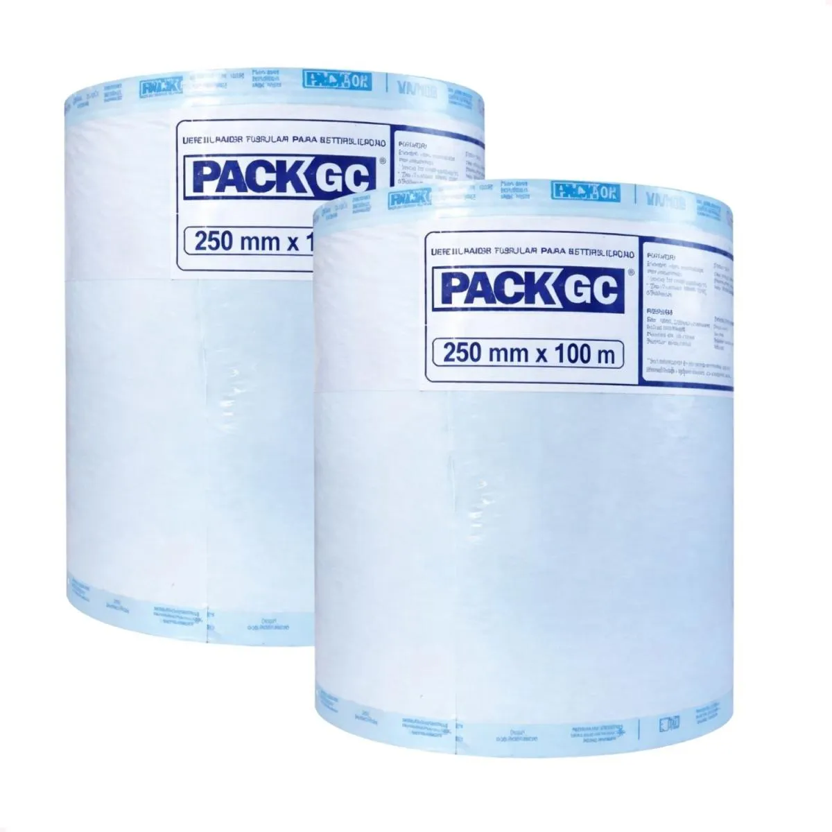 Kit com 2 - Papel Grau Cirurgico 250Mmx100M (Bobina) Zermatt