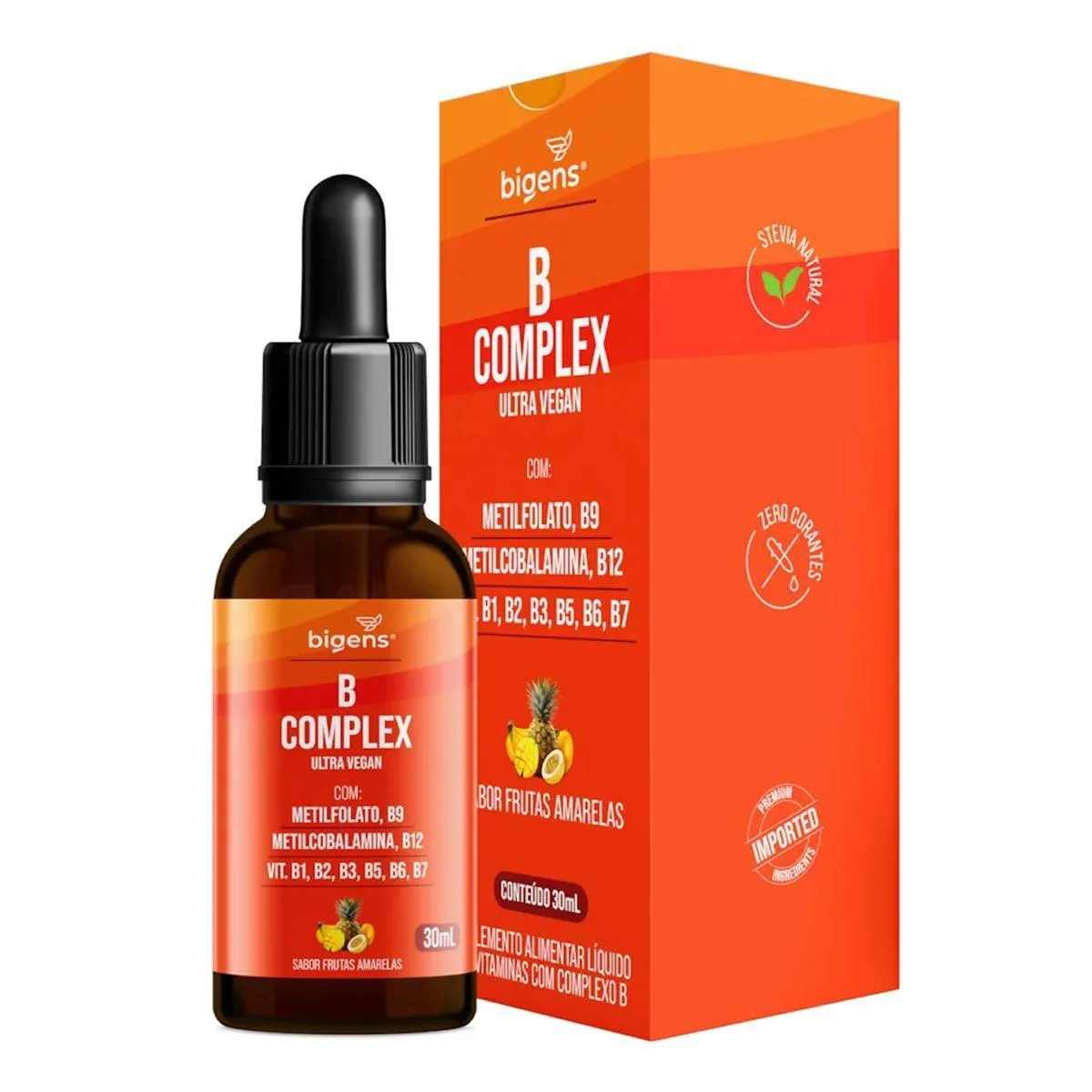 B Complex Gotas - 30Ml Frutas Amarelas - Bigens 1463339 | Droga Raia