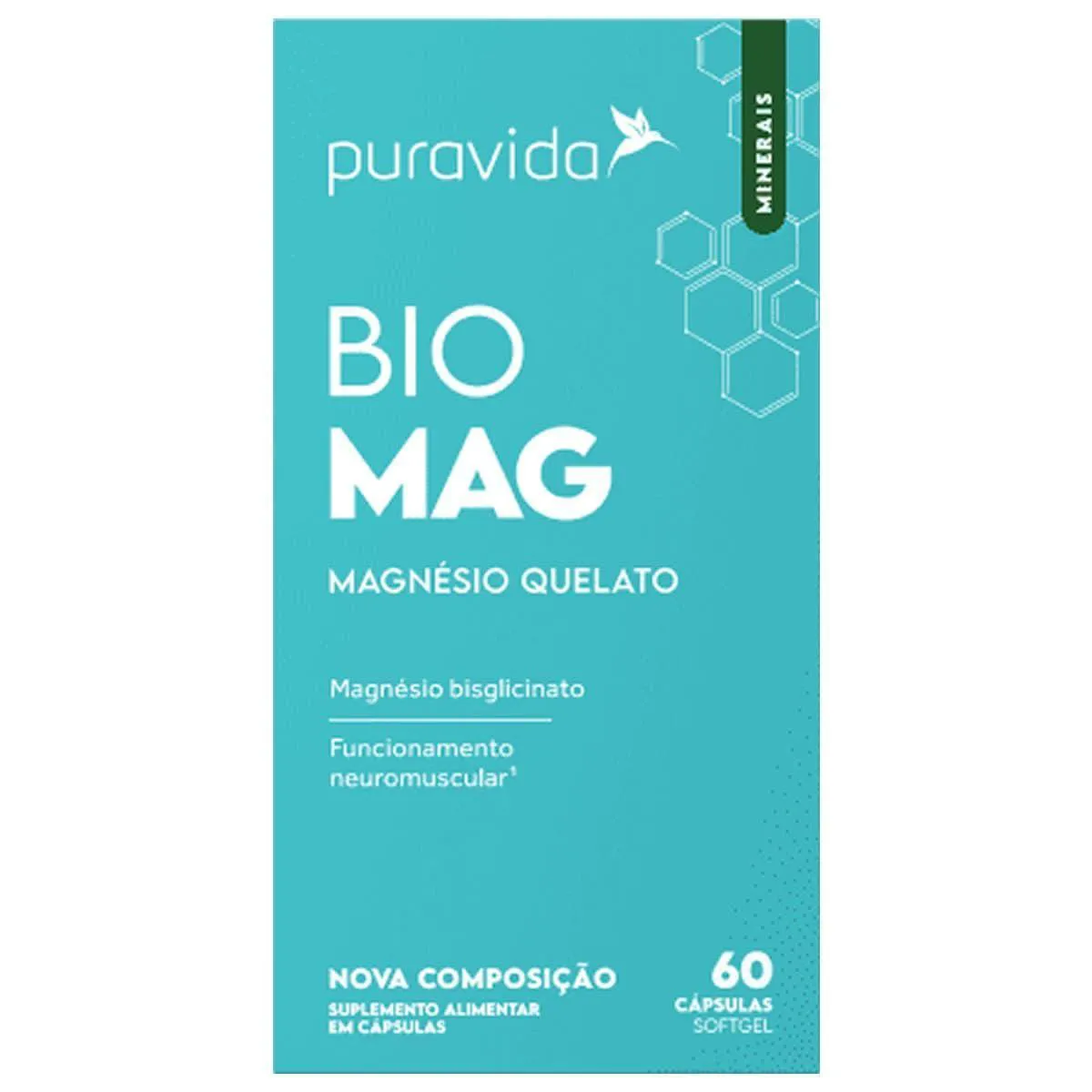Bio Mag - 60 Capsulas - Puravida 1463450 | Drogasil