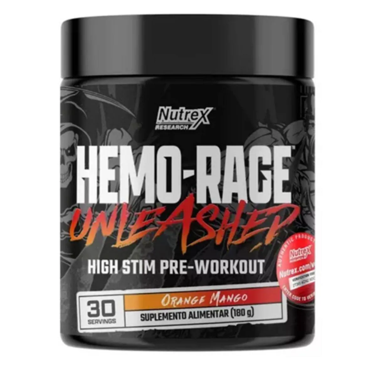 Hemo Rage First Label Hemo-Rage Unleashed - 180G Manga com Laranja - Nutrex 1463913 | Drogasil