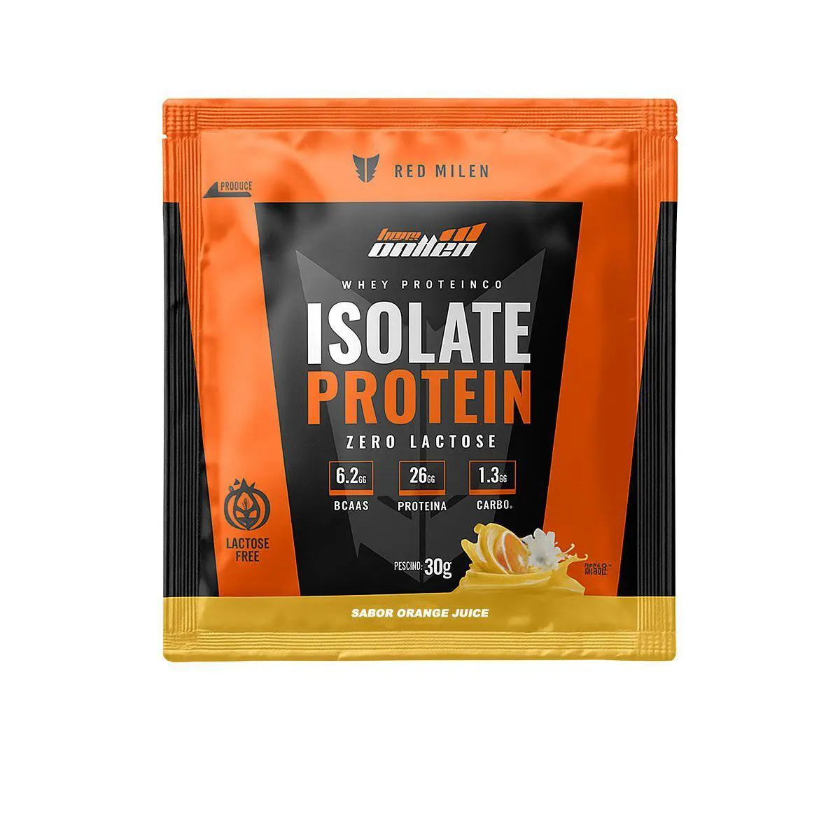 Isolate Protein Zero Lactose - 1 Sache 30G Orange Juice - New
