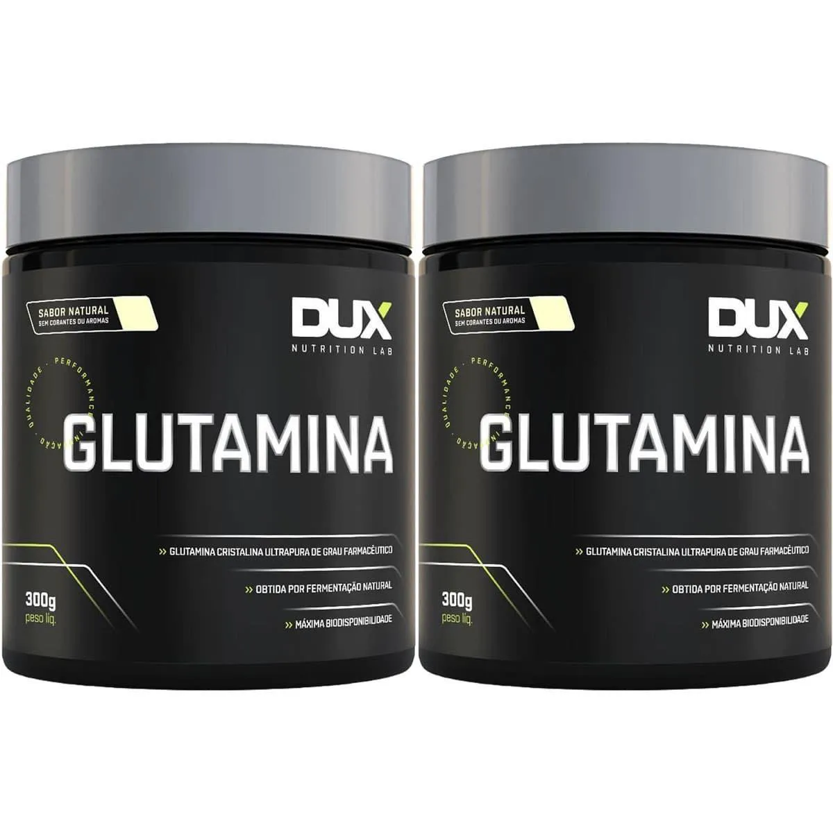 Kit 2X Glutamina - 300G Sabor Natural - Dux Nutrition 1464500 | Drogasil