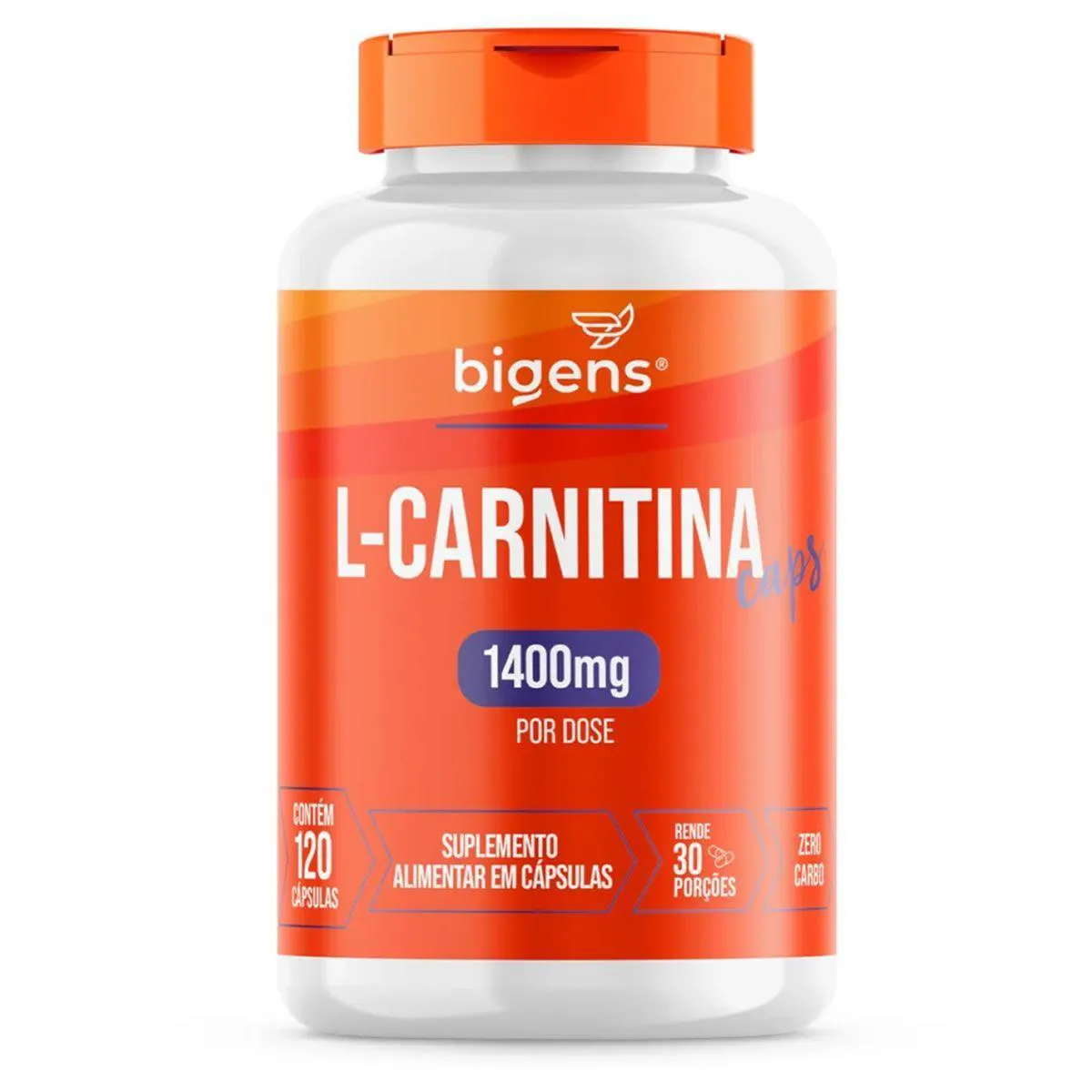 L-Carnitina 1400Mg - 120 Capsulas - Bigens 1465034 | Droga Raia