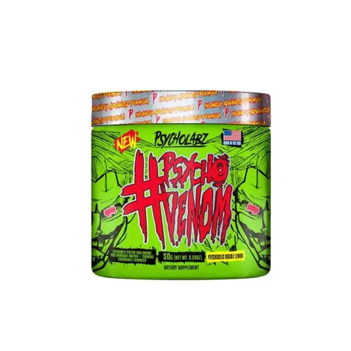 Psycho Venom - 50G Psychodelic Double Lemon - Arnold Nutrition