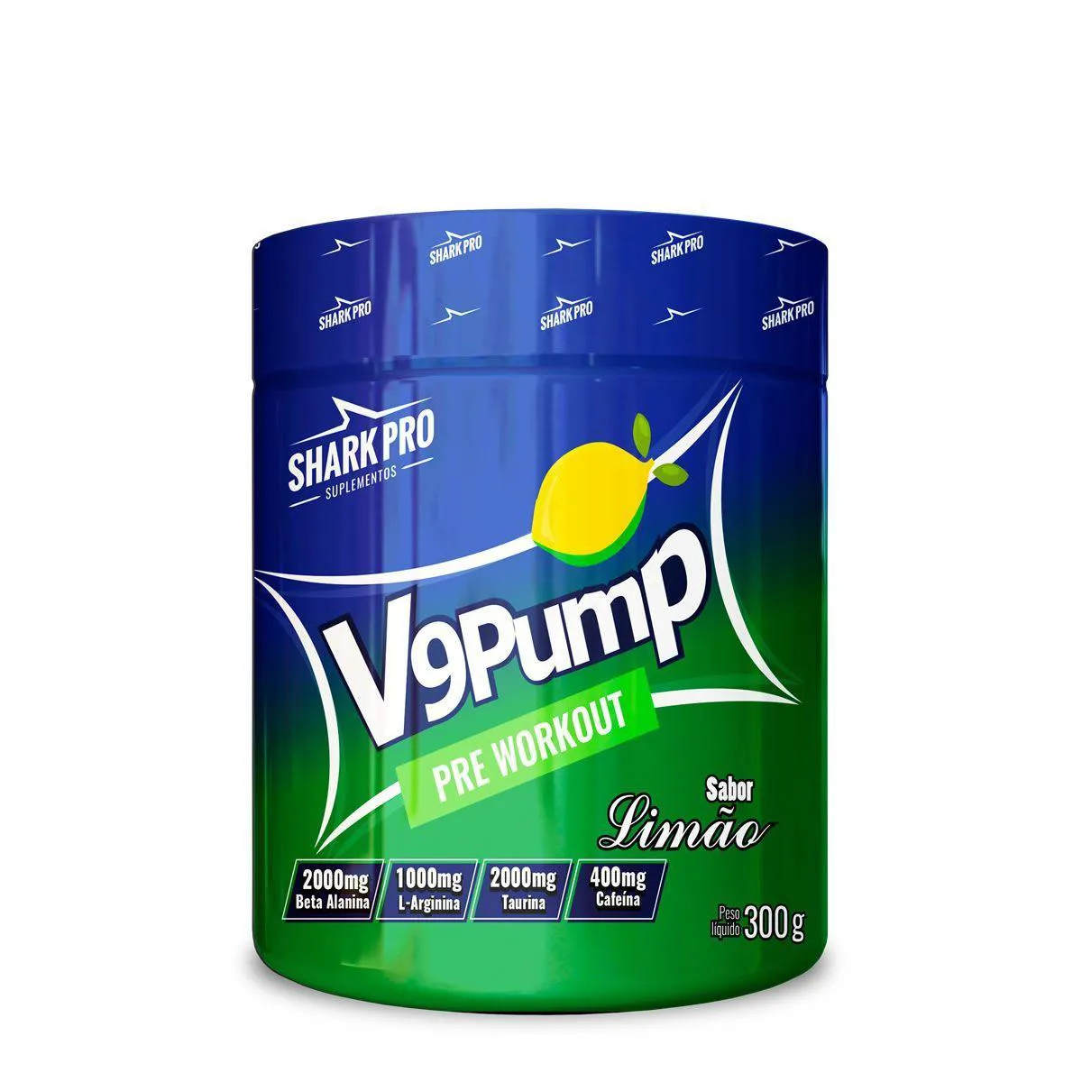 V9-Pump Pre Workout - 300G Limao - Shark Pro 1466218 | Drogasil