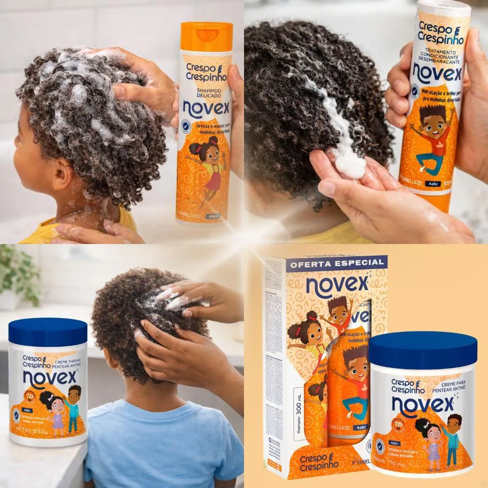 H4CBHリキッド0.5㍉ +CBN92％Wax300mgブースターセット Kit Novex Crespo e Crespinho 4Abc: Shampoo e Tratamento