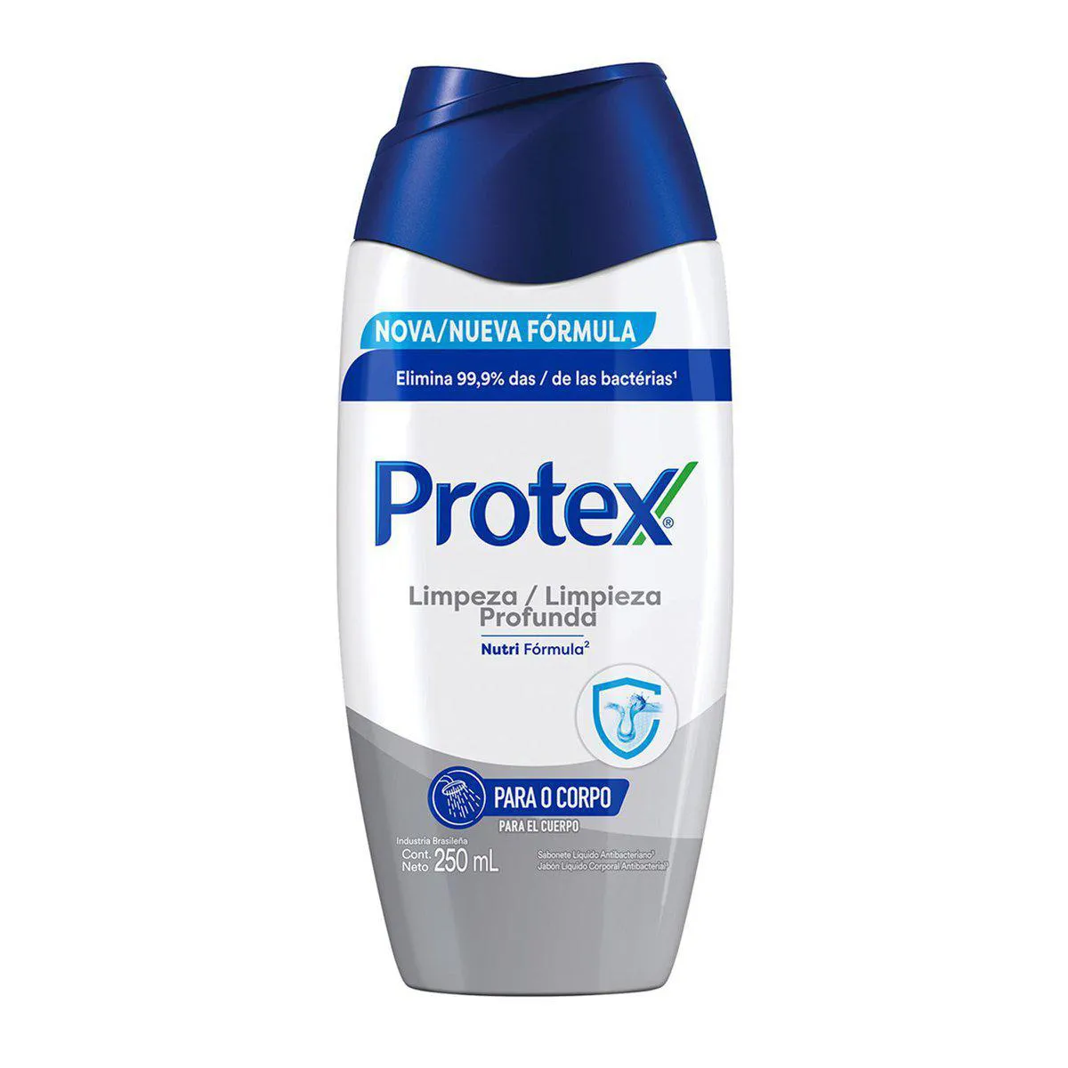Sabonete Líquido Corporal Protex Limpeza Profunda com 250ml