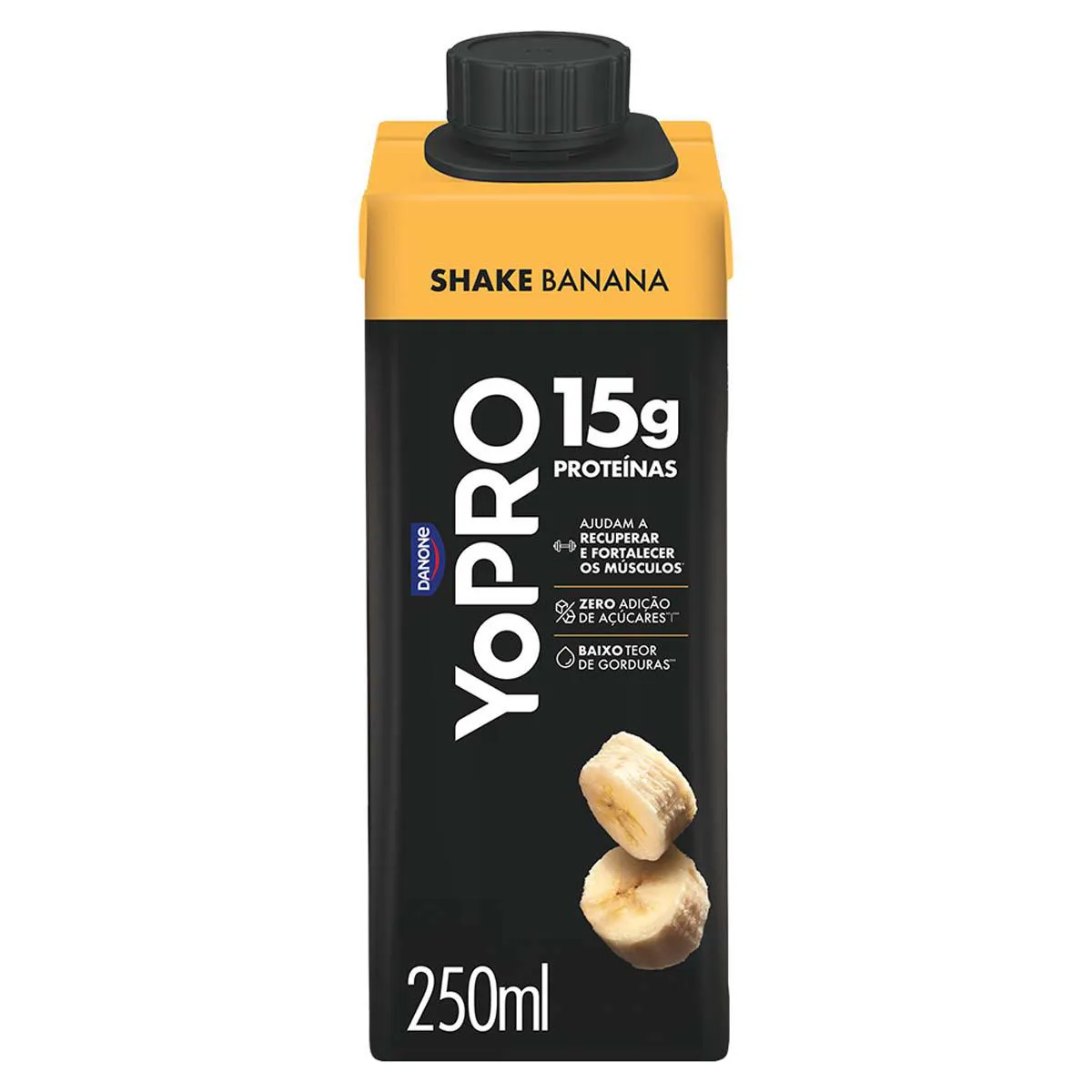 YoPRO Bebida Láctea UHT Banana 15g de Proteínas 250ml