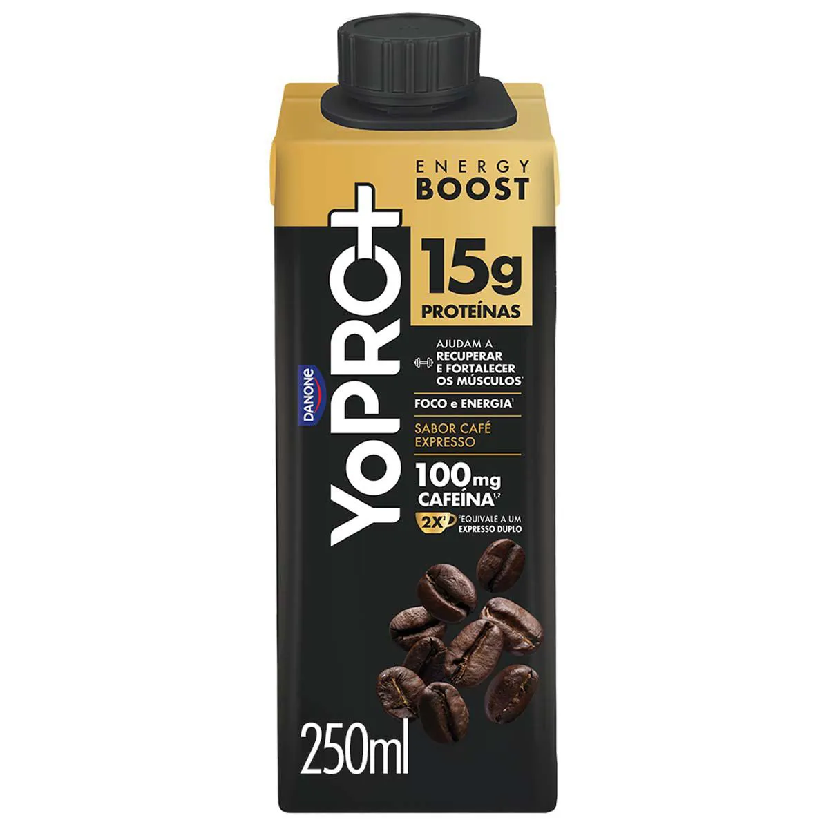 YoPRO Energy Boost UHT Café Expresso 15g de Proteínas 250ml