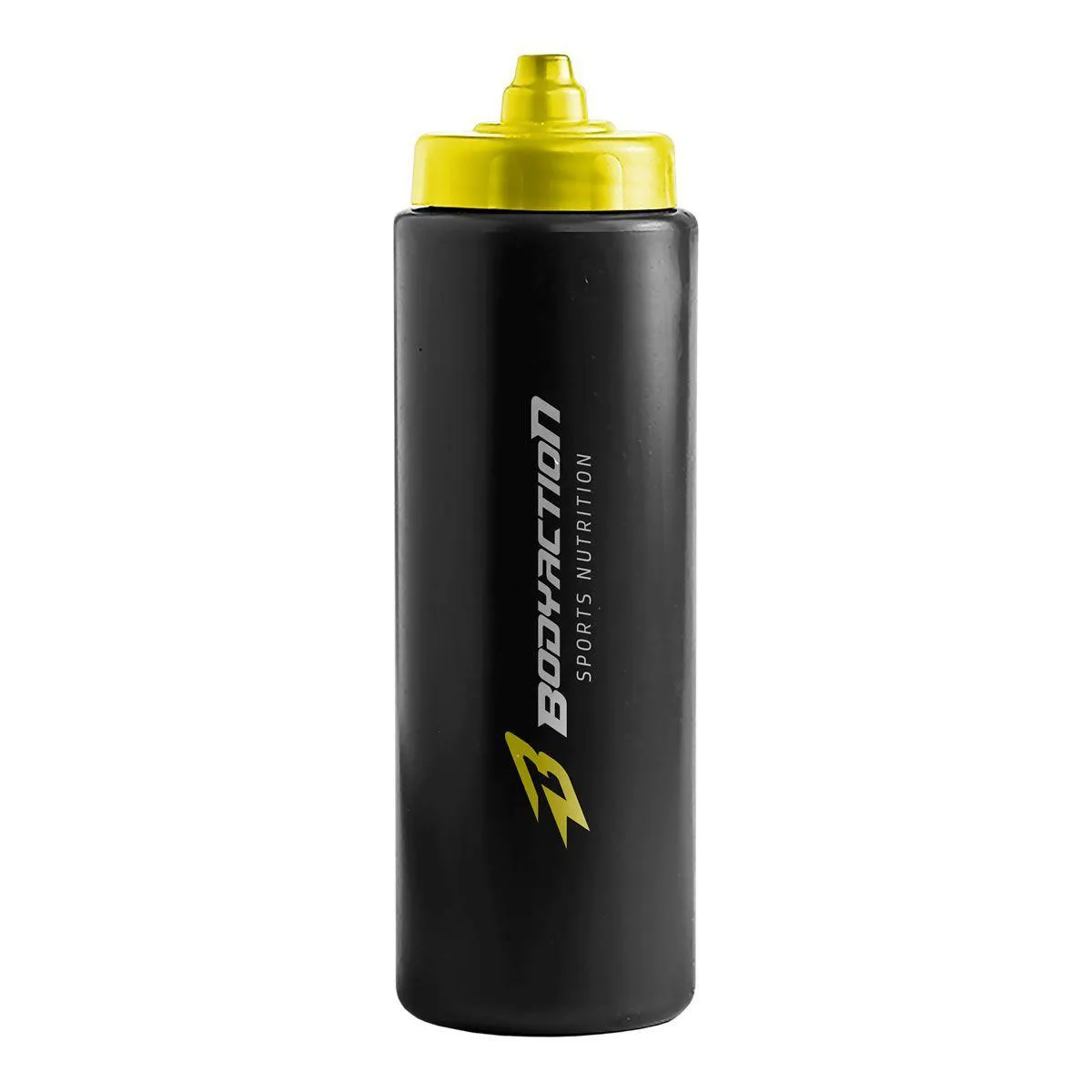 Kit 5X Squeeze Endurance - 800Ml Preto/Amarelo - Bodyaction