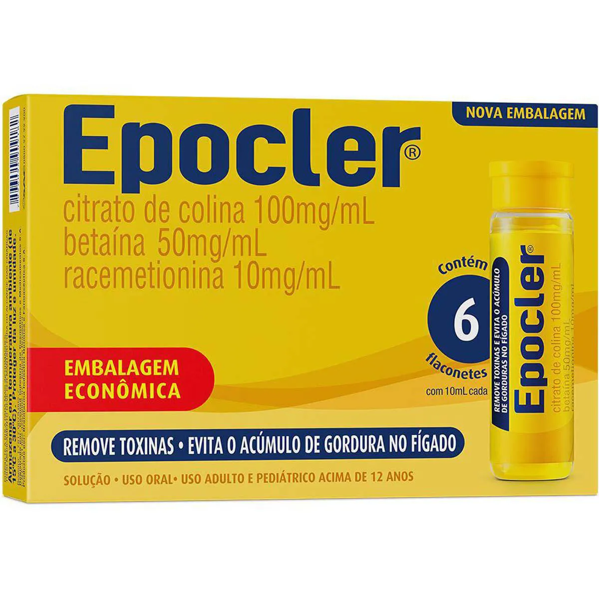 Epocler Abacaxi 6 flaconetes 10ml cada