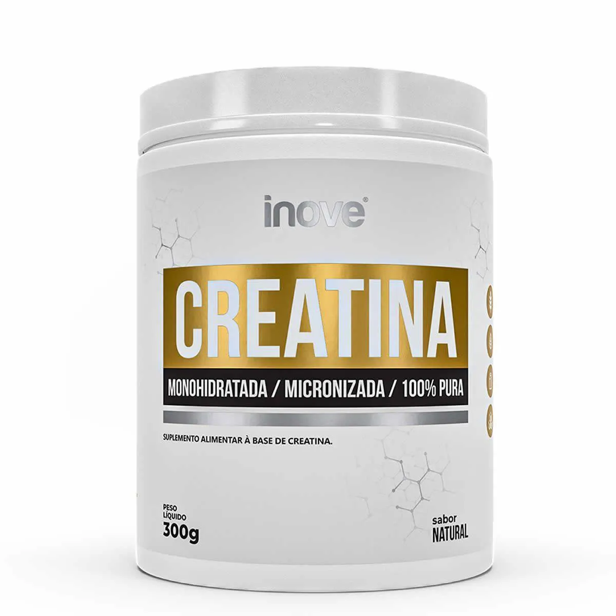 Creatina 100% Pura - 300G Natural - Inove Nutrition 1468602 | Drogasil