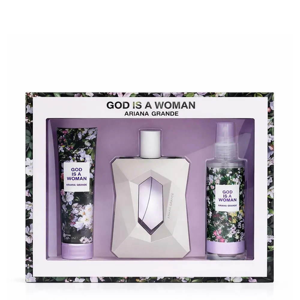 Kit Ariana Grande God Is a Woman Feminino - Edp 100Ml + Body