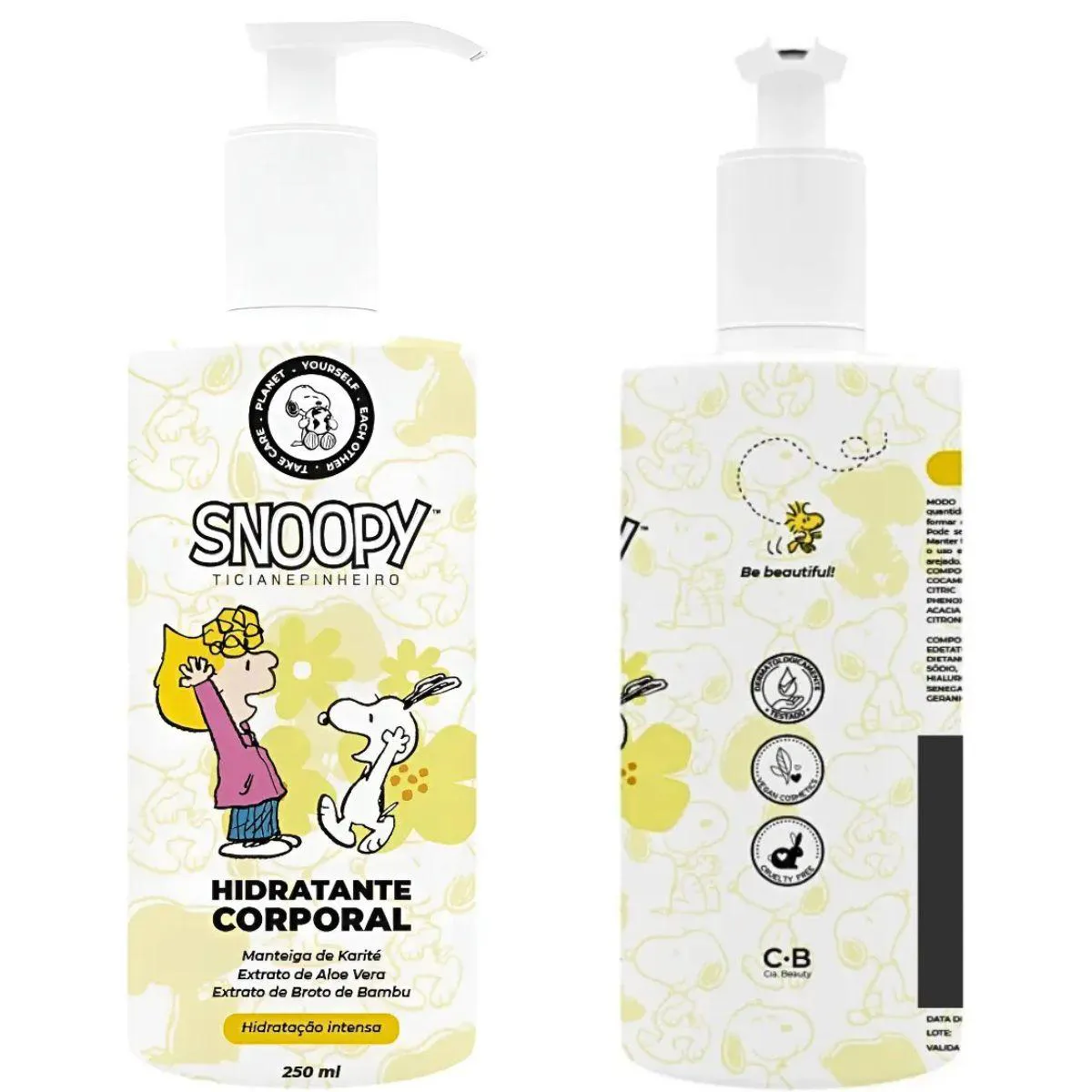 Hidratante Corporal Snoopy Ticiane Pinheiro 250Ml Cia Beauty 1471969 ...