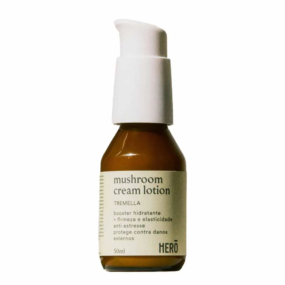 Creme Hidratante Facial Hero Skin Beauty Mushroom Tremella Branco
