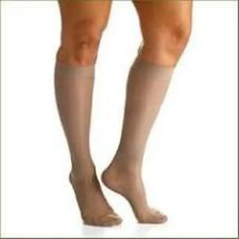 Meia de Compressao Audace Feminina 15-20 Mmhg Ad Ponteira Fechada ...