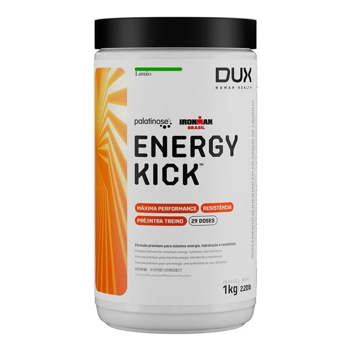 Kit 3X Energy Kick - 1000G Limao - Dux Nutrition 1473124 | Droga Raia