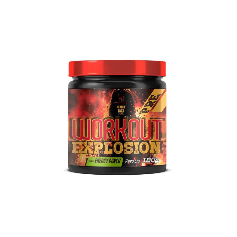 Pre Treino 180G Energy Punch - Health Labs 1473793 | Drogasil