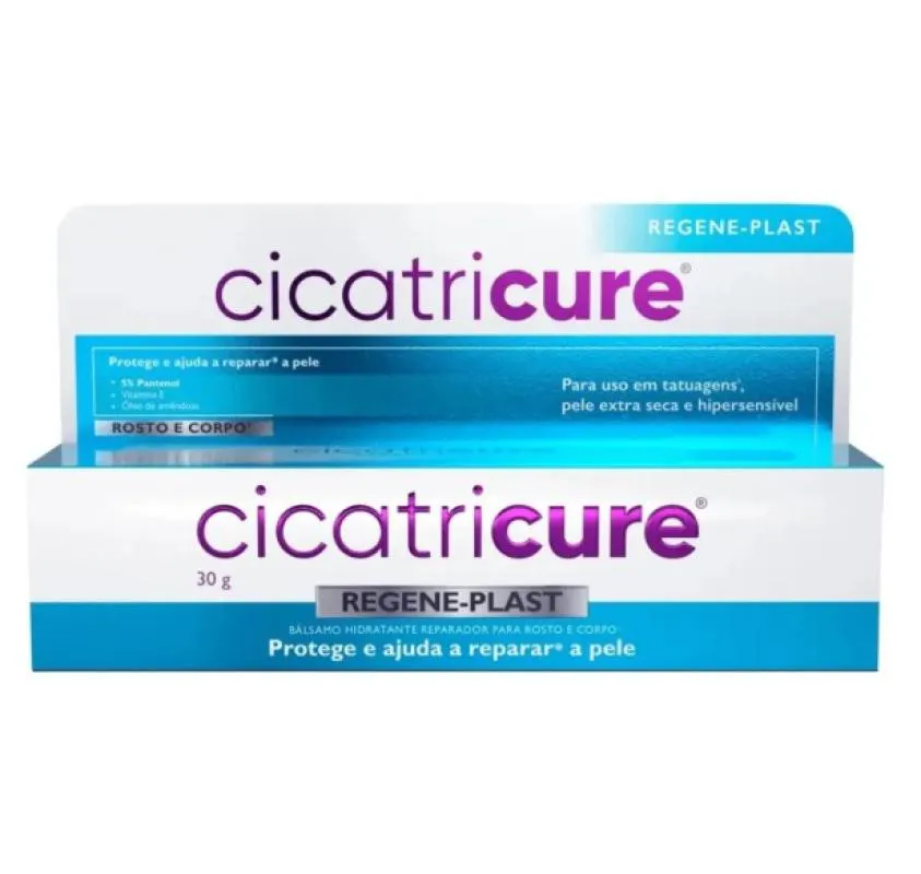 Cicatricure Regene-Plast Bálsamo Hidrante Rosto e Corpo 30G