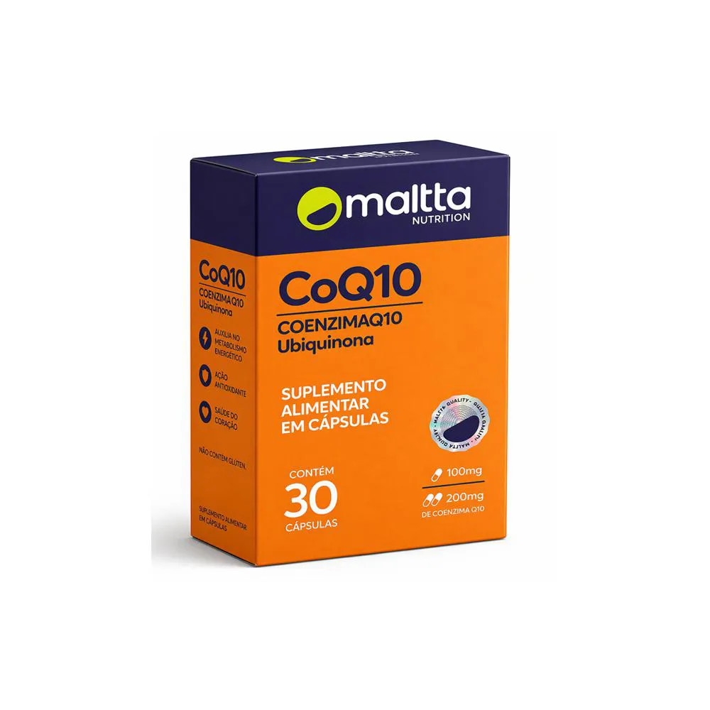 Coq10 100Mg Coenzima Q10 Ubiquinona 60 Capsulas Maltta Nutrition