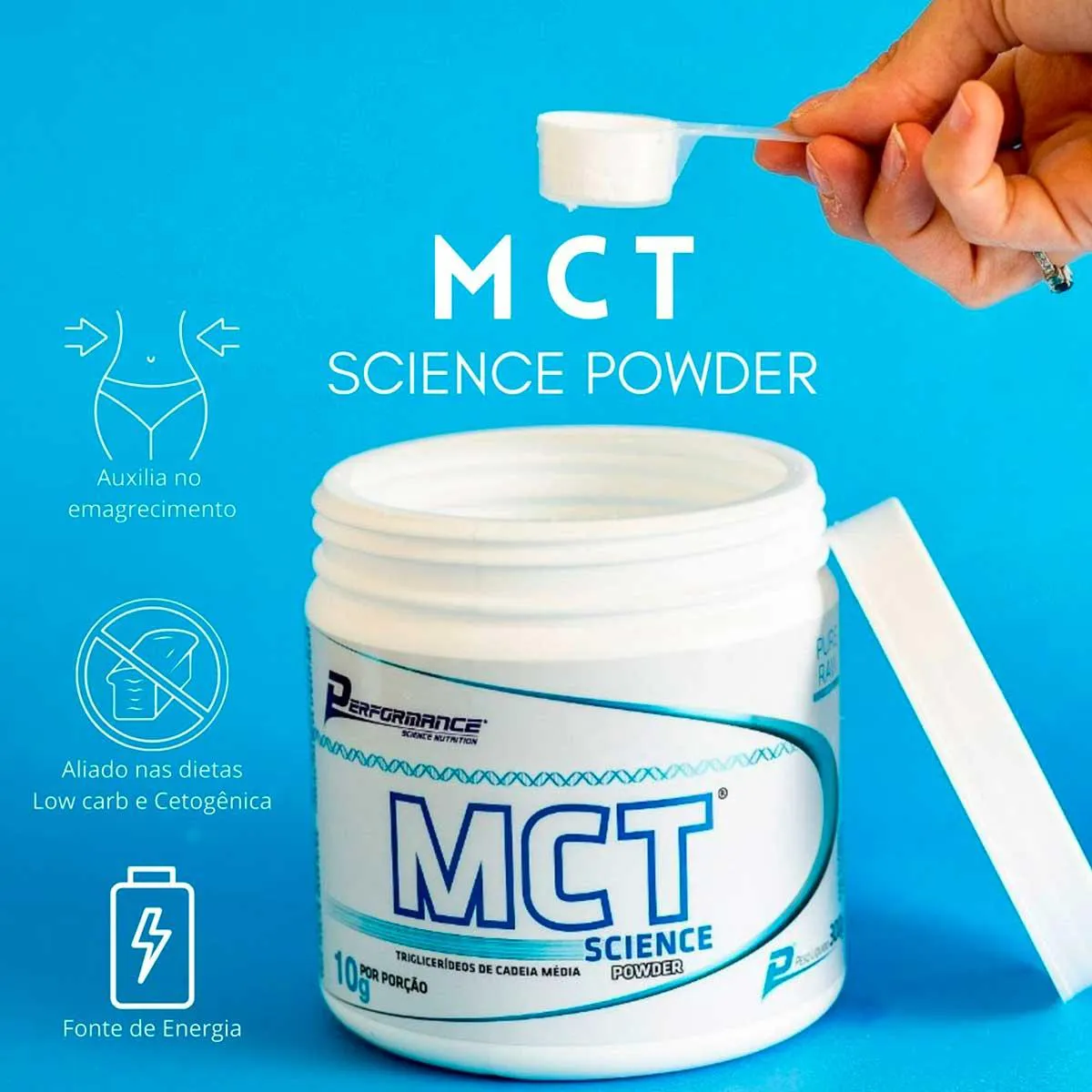Mct Science Powder Tcm Triglicerideo de Cadeia Media 300G 1474742