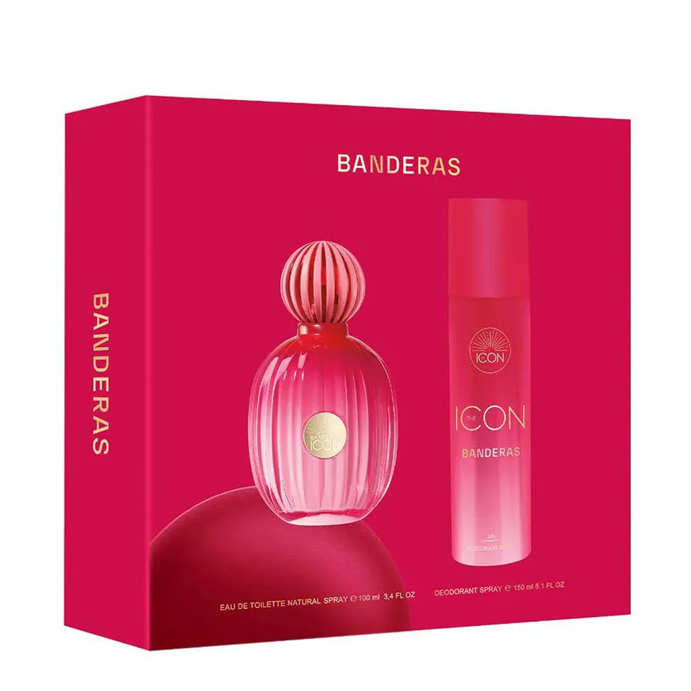 Antonio Banderas Kit The Icon Fem 2025 H2 Edp 100Ml + Deo150Ml
