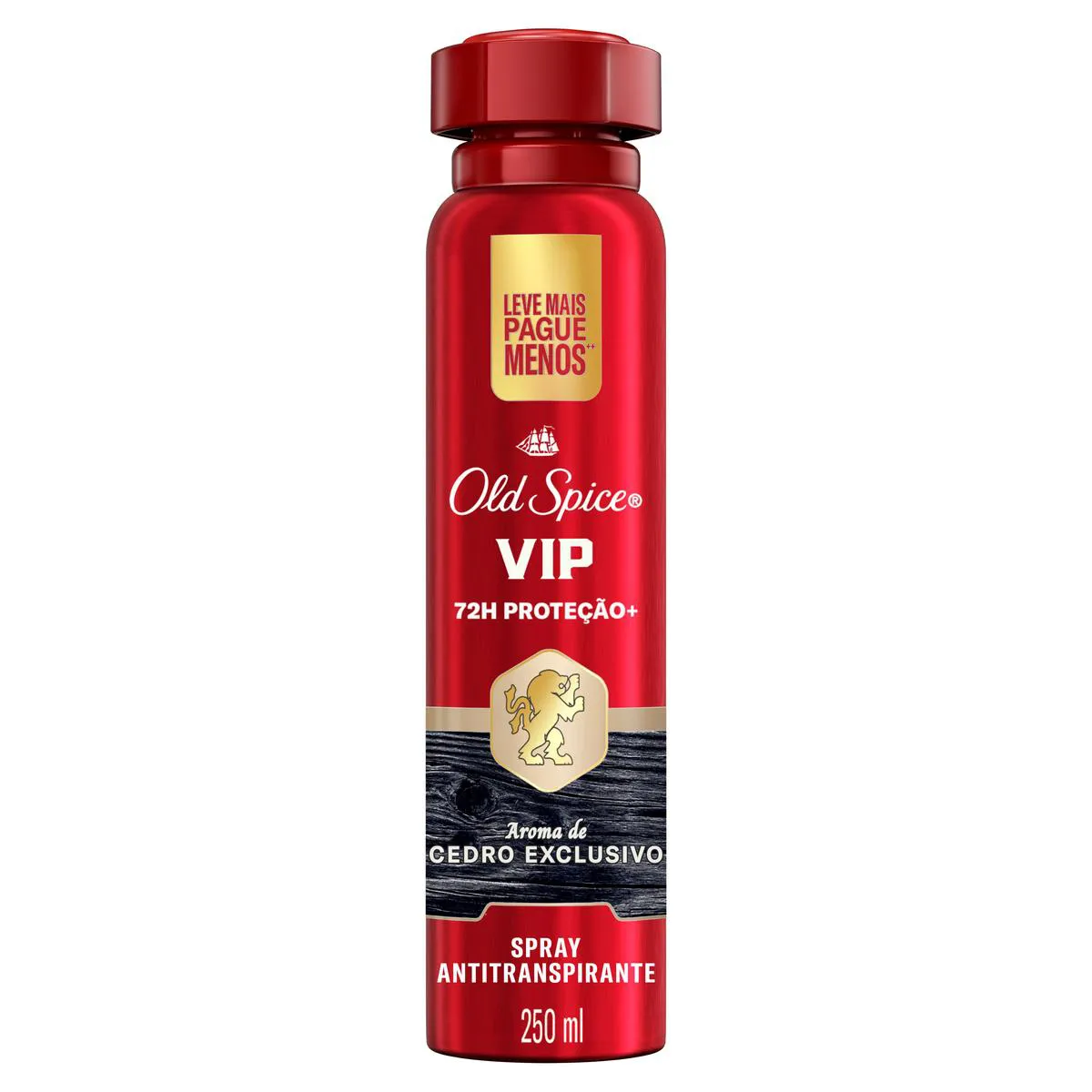 Desodorante Antitranspirante Old Spice VIP em Spray 250ml