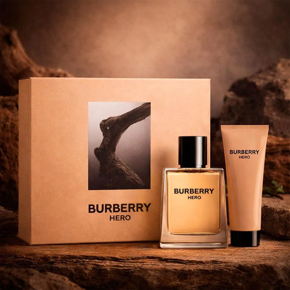 Kit Burberry Hero Masculino - Eau de Toilette 50Ml + Shower Gel