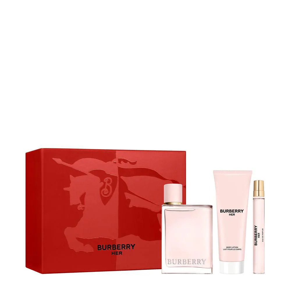 Kit Burberry Her Masculino - Edp 100Ml + 10Ml + Bl 75Ml 1476620