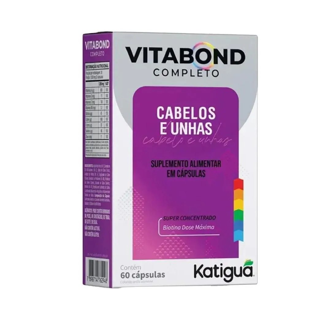 Imagem de Vitabond Completo Cabelos e Unhas - 60 Caps - Katiguá