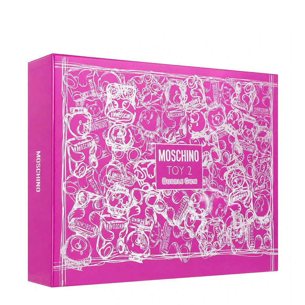 Kit Moschino Toy 2 Bubble Gum Woman Edt 100Ml + 10Ml + Bl 100Ml +