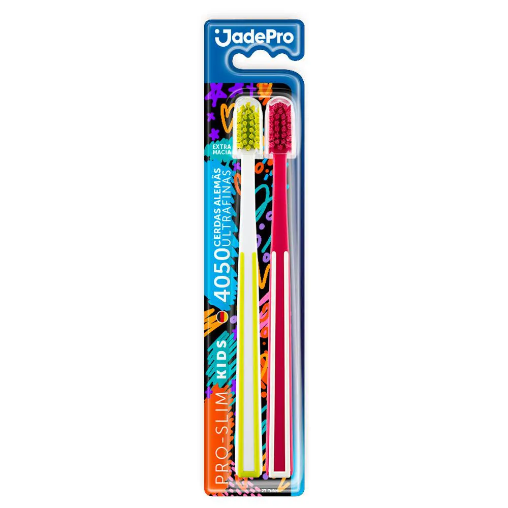 Escova Dental Infantil Pro-Slim Kids 4050 Extramacia Jadepro