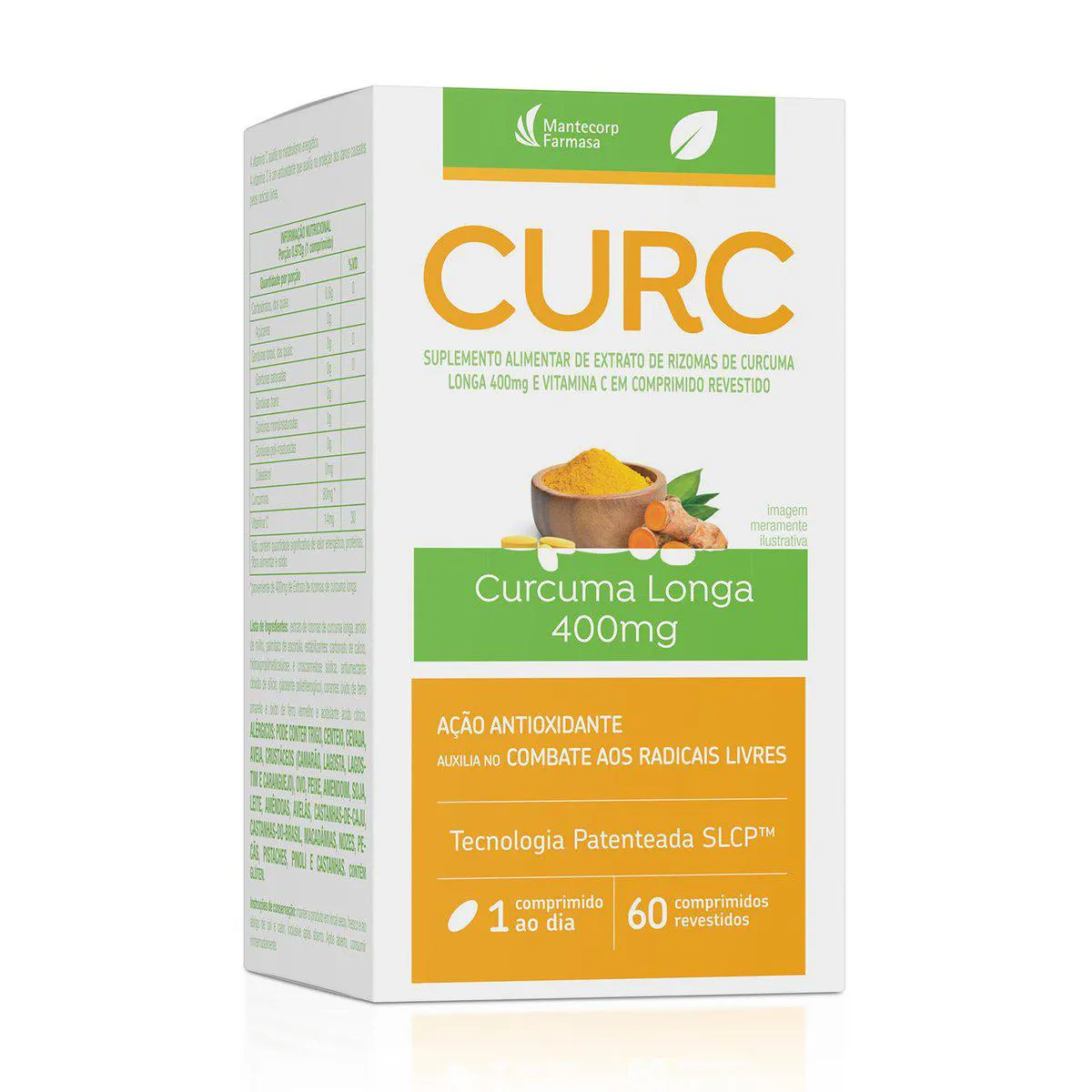 Suplemento Alimentar Curc 60 comprimidos