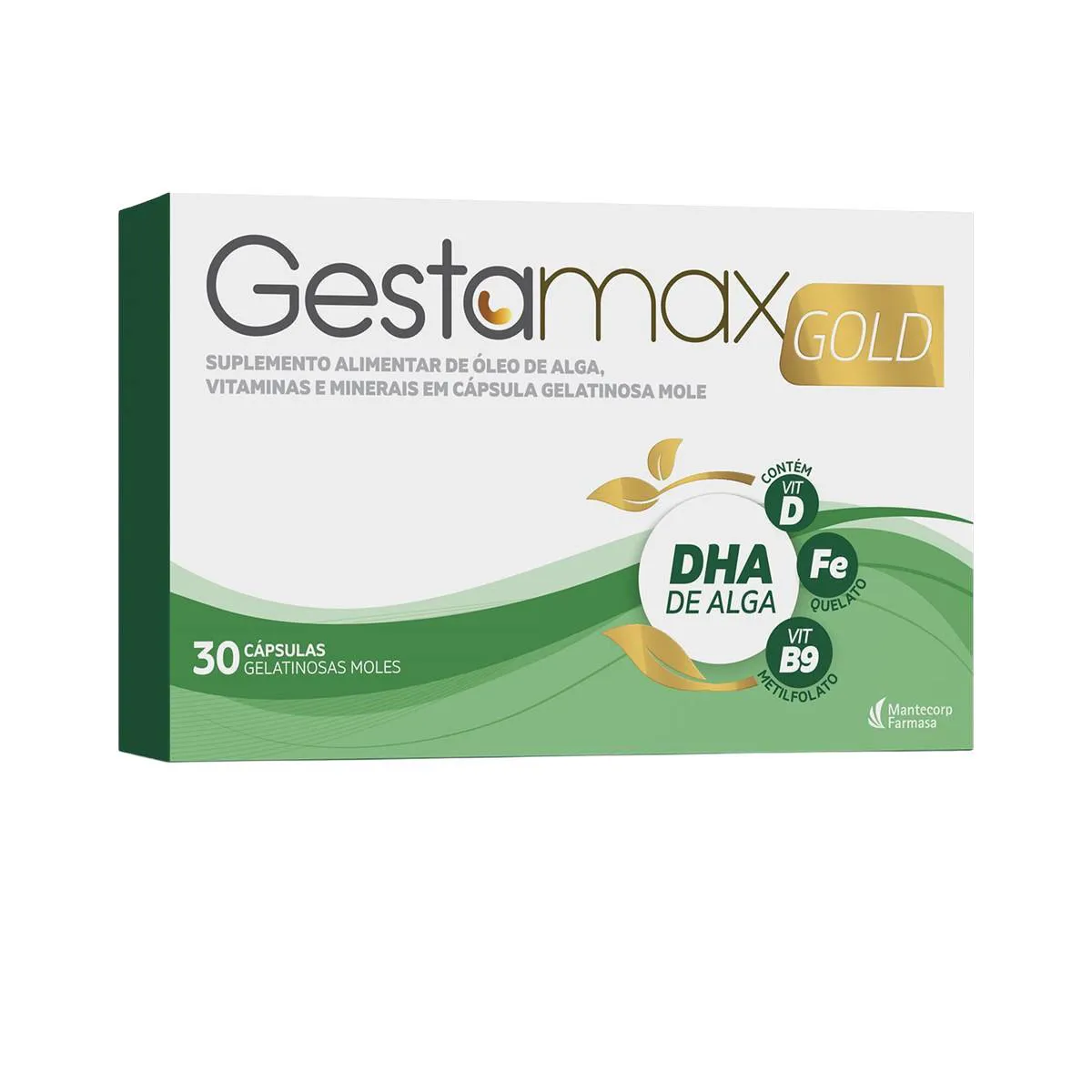 Polivitamínico Gestamax Gold para Gestantes 30 cápsulas
