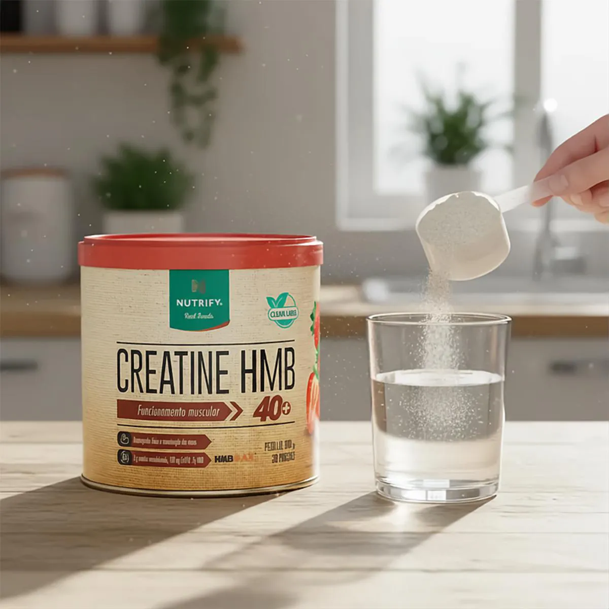 Kit 3 Creatine Hmb Nutrify Morango 300G 1480936 | Drogasil