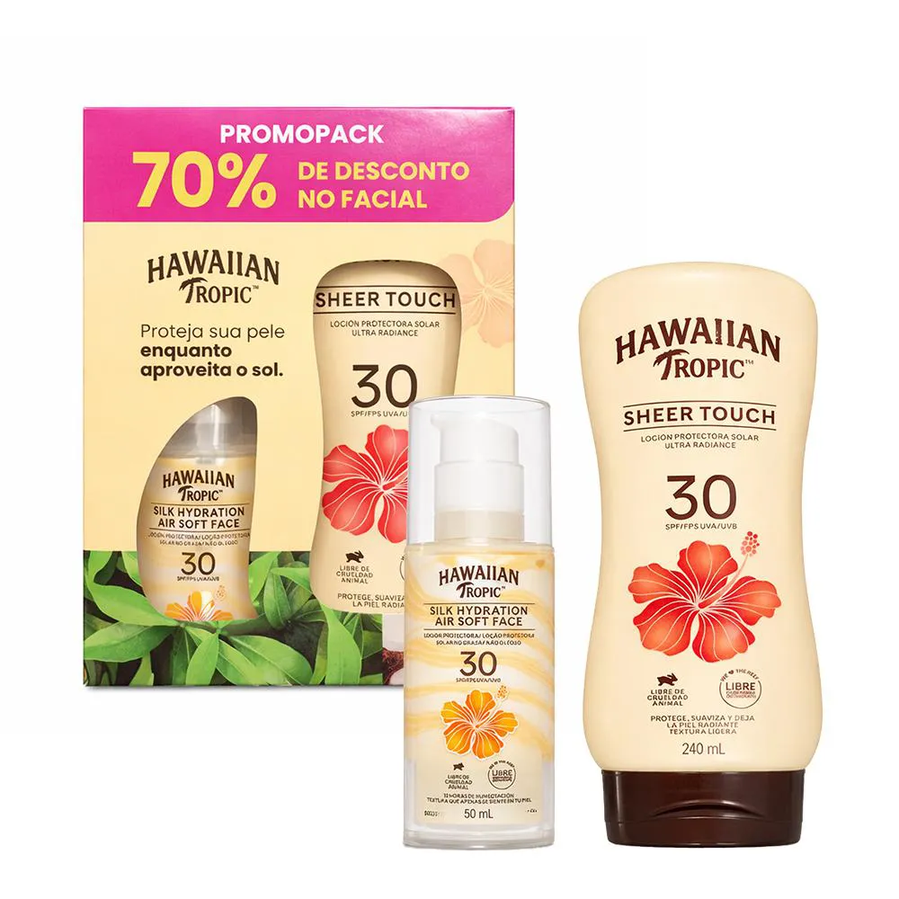【カリメロ」HITOKAN extract 30ml ２本セット Kit Hawaiian Tropic Promopack Sheer Touch Fps30 Ps 240Ml + Hidra