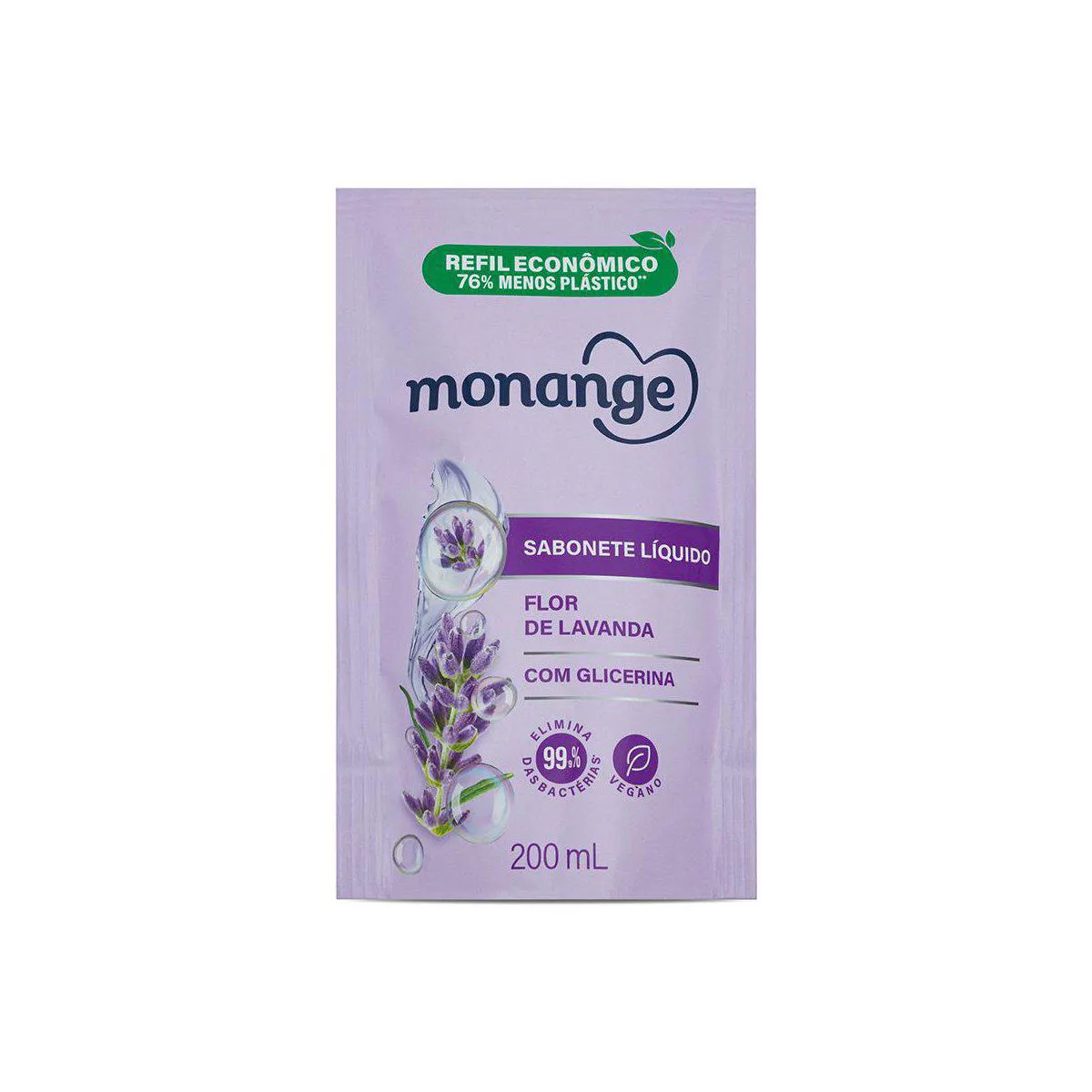 Sabonete Líquido Monange Lavanda Refil 200ml
