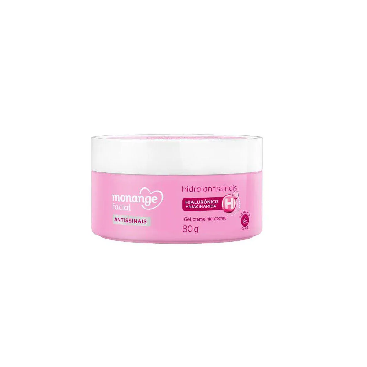 Gel Creme Hidratante Monange Facial Hidra Antissinais 80g